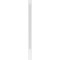 Ekena Millwork Fluted PVC Pilaster w/Standard Capital & Base, 6"W x 102"H x 2"P PILP06X102FL01-2 - alternate 3